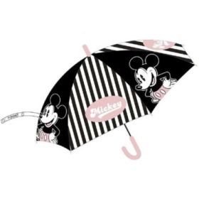 Safta Mickey Mouse Good Day Paraguas Manual de 76cm - 8 Paneles - Asa y Punta de PVC - POE Transparente - Nervios de Acero de 8m