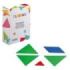 Dohe Tangram de Madera - 150x150mm - Favorece la Imaginacion y Creatividad - Desarrollo del Sentido Espacial - Recomendado para