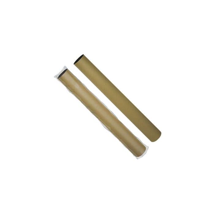 Dohe Tubos de Carton Montados - 100x20mm - Tapas de Plastico Incluidas - Retractilados Individualmente