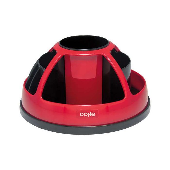 Dohe Organizador de Sobremesa Giratorio - Material de Maxima Calidad - Libre de Metales Pesados - Ideal para Ordenar Utensilios