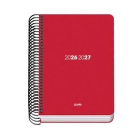 Dohe Basic Element Agenda Escolar 26/27 - Formato A6 - Dia Pagina - Papel Offset Ahuesado 70g - Cubierta de Carton Plastificado