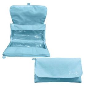 Dohe Serenity Portatodo Doble - Solapa con Bolsillo Interior - Cremallera - Ventanas Transparentes - Poliester - 22x11x6cm - Col