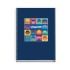 Dohe Playmobil Cuaderno Espiral A4 100 Hojas Microperforadas Cuadricula 5mm - Tapa Dura Carton Forrado - Bandas de Color
