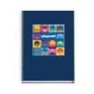 Dohe Playmobil Cuaderno Espiral A4 100 Hojas Microperforadas Cuadricula 5mm - Tapa Dura Carton Forrado - Bandas de Color