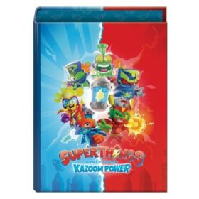 Dohe Superthings Carpeta con 4 Anillas de 40mm - Formato Folio - Guardas Impresas - Cubierta de Carton Plastificado - 26x34x6cm