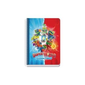 Dohe Superthings Cuaderno de Espiral Metalica - Formato A5 - 100 Hojas Offset de 90g - 5x5mm - Microperforadas - Banda de Color