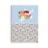 Dohe Capi Flower Cuaderno de Espiral Metalica - Formato A4 - 100 Hojas Offset de 90g - 5x5mm - Microperforadas - Banda de Color