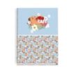 Dohe Capi Flower Cuaderno de Espiral Metalica - Formato A4 - 100 Hojas Offset de 90g - 5x5mm - Microperforadas - Banda de Color