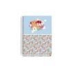 Dohe Capi Flower Cuaderno de Espiral Metalica - Formato A5 - 100 Hojas Offset de 90g - 5x5mm - Microperforadas - Banda de Color