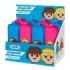 Dohe Playmobil Expositor con 8 Portatodos de Silicona - Cierre con Cremallera y Tirador de Goma - Colores Surtidos