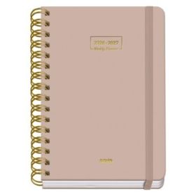 Dohe Premium Agenda Escolar 26/27 - Formato A5 - Semana Vista - Papel Offset Ahuesado 80g - Cubierta de Carton Plastificado - Es
