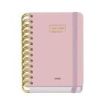 Dohe Premium Agenda Escolar 26/27 - Formato A6 - Dia Pagina - Papel Offset Ahuesado 80g - Cubierta de Carton Plastificado - Espi