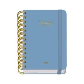 Dohe Premium Agenda Escolar 26/27 - Formato A6 - Dia Pagina - Papel Offset Ahuesado 80g - Cubierta de Carton Plastificado - Espi