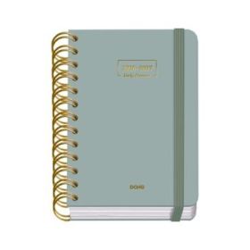 Dohe Premium Agenda Escolar 26/27 - Formato A6 - Dia Pagina - Papel Offset Ahuesado 80g - Cubierta de Carton Plastificado - Espi