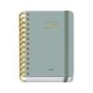 Dohe Premium Agenda Escolar 26/27 - Formato A6 - Dia Pagina - Papel Offset Ahuesado 80g - Cubierta de Carton Plastificado - Espi