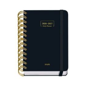 Dohe Premium Agenda Escolar 26/27 - Formato A6 - Dia Pagina - Papel Offset Ahuesado 80g - Cubierta de Carton Plastificado - Espi