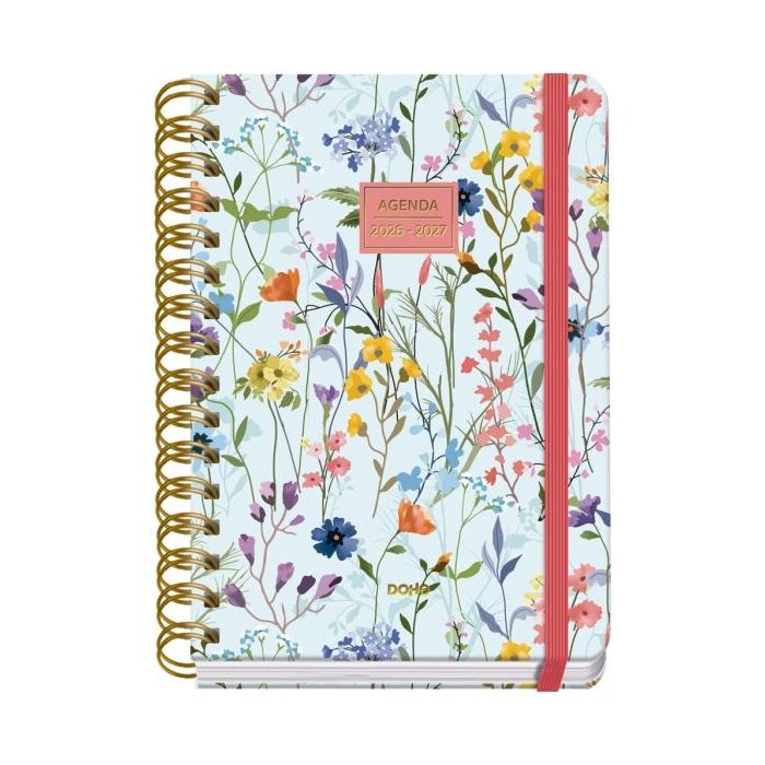 Dohe Premium Eden Agenda Escolar 26/27 - Formato A5 - Semana Vista - Papel Offset Ahuesado 80g - Cubierta de Carton Plastificado