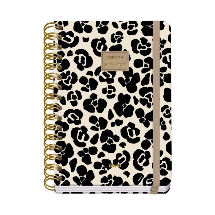 Dohe Premium Wild Agenda Escolar 26/27 - Formato A5 - Dia Pagina - Papel Offset Ahuesado 80g - Cubierta de Carton Plastificado -