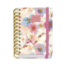 Dohe Premium Magnolia Agenda Escolar 26/27 - Formato A6 - Dia Pagina - Papel Offset Ahuesado 80g - Cubierta de Carton Plastifica