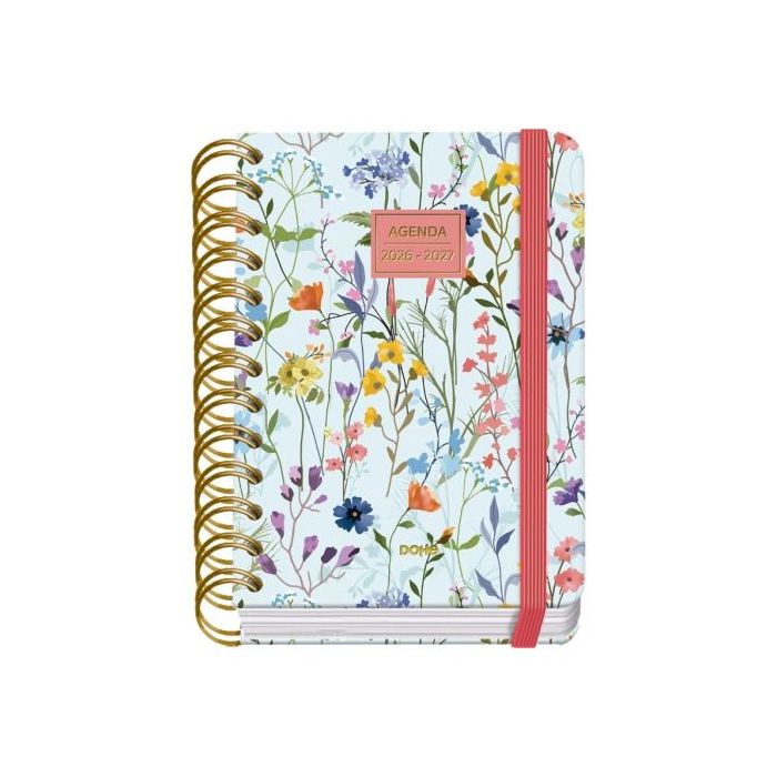 Dohe Premium Eden Agenda Escolar 26/27 - Formato A6 - Dia Pagina - Papel Offset Ahuesado 80g - Cubierta de Carton Plastificado -