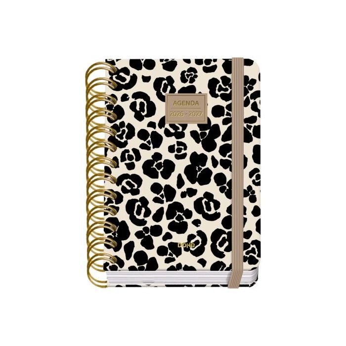 Dohe Premium Wild Agenda Escolar 26/27 - Formato A6 - Dia Pagina - Papel Offset Ahuesado 80g - Cubierta de Carton Plastificado -