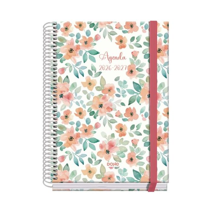 Dohe Prime Candy Agenda Escolar 26/27 - Formato A5 - Semana Vista - Papel Offset Ahuesado 70g - Cubierta de Carton Plastificado