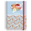 Dohe Prime Capi Flower Agenda Escolar 26/27 - Formato A5 - Semana Vista - Papel Offset Ahuesado 70g - Cubierta de Carton Plastif
