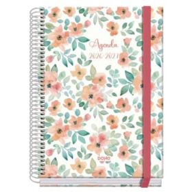 Dohe Prime Candy Agenda Escolar 26/27 - Formato A5 - Dia Pagina - Papel Offset Ahuesado 70g - Cubierta de Carton Plastificado -