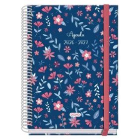Dohe Prime Lovely Agenda Escolar 26/27 - Formato A5 - Dia Pagina - Papel Offset Ahuesado 70g - Cubierta de Carton Plastificado -