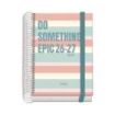 Dohe Prime Epic Agenda Escolar 26/27 - Formato A6 - Dia Pagina - Papel Offset Ahuesado 70g - Cubierta de Carton Plastificado - E