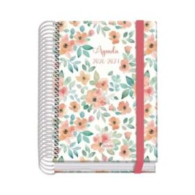 Dohe Prime Candy Agenda Escolar 26/27 - Formato A6 - Dia Pagina - Papel Offset Ahuesado 70g - Cubierta de Carton Plastificado -