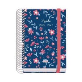 Dohe Prime Lovely Agenda Escolar 26/27 - Formato A6 - Dia Pagina - Papel Offset Ahuesado 70g - Cubierta de Carton Plastificado -