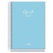 Dohe Basic Serenity Agenda Escolar 26/27 - Formato A5 - Semana Vista - Papel Offset Ahuesado 70g - Cubierta de Carton Plastifica