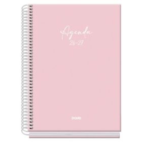 Dohe Basic Serenity Agenda Escolar 26/27 - Formato A5 - Dia Pagina - Papel Offset Ahuesado 70g - Cubierta de Carton Plastificado