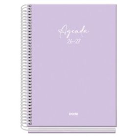 Dohe Basic Serenity Agenda Escolar 26/27 - Formato A5 - Dia Pagina - Papel Offset Ahuesado 70g - Cubierta de Carton Plastificado