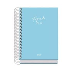 Dohe Basic Serenity Agenda Escolar 26/27 - Formato A6 - Dia Pagina - Papel Offset Ahuesado 70g - Cubierta de Carton Plastificado