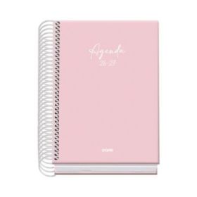 Dohe Basic Serenity Agenda Escolar 26/27 - Formato A6 - Dia Pagina - Papel Offset Ahuesado 70g - Cubierta de Carton Plastificado