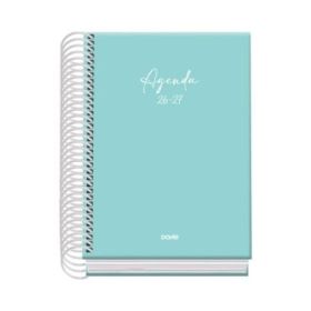 Dohe Basic Serenity Agenda Escolar 26/27 - Formato A6 - Dia Pagina - Papel Offset Ahuesado 70g - Cubierta de Carton Plastificado