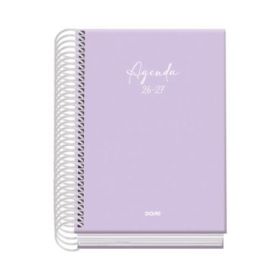 Dohe Basic Serenity Agenda Escolar 26/27 - Formato A6 - Dia Pagina - Papel Offset Ahuesado 70g - Cubierta de Carton Plastificado