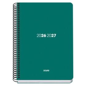 Dohe Basic Element Agenda Escolar 26/27 - Formato A5 - Semana Vista - Papel Offset Ahuesado 70g - Cubierta de Carton Plastificad