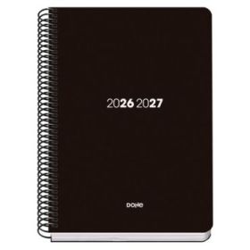 Dohe Basic Element Agenda Escolar 26/27 - Formato A5 - Dia Pagina - Papel Offset Ahuesado 70g - Cubierta de Carton Plastificado