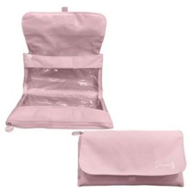 Dohe Serenity Portatodo Doble - Solapa con Bolsillo Interior - Cremallera - Ventanas Transparentes - Poliester - 22x11x6cm - Col