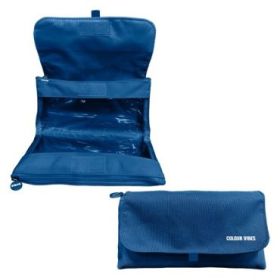 Dohe Vibes Portatodo Doble - Solapa con Bolsillo Interior - Cremallera - Ventanas Transparentes - Poliester - 22x11x6cm - Color
