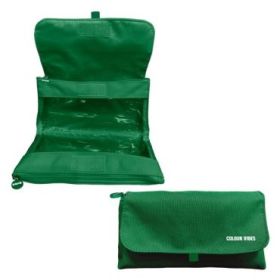 Dohe Vibes Portatodo Doble - Solapa con Bolsillo Interior - Cremallera - Ventanas Transparentes - Poliester - 22x11x6cm - Color