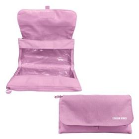 Dohe Vibes Portatodo Doble - Solapa con Bolsillo Interior - Cremallera - Ventanas Transparentes - Poliester - 22x11x6cm - Color