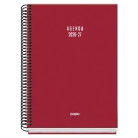 Dohe Basic Colour Vibes Agenda Escolar 26/27 - Formato A5 - Semana Vista - Papel Offset Ahuesado 70g - Cubierta de Carton Plasti