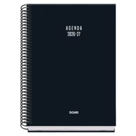 Dohe Basic Colour Vibes Agenda Escolar 26/27 - Formato A5 - Semana Vista - Papel Offset Ahuesado 70g - Cubierta de Carton Plasti