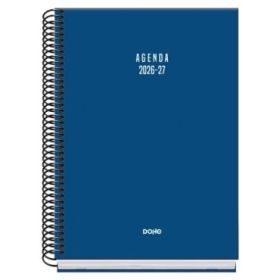 Dohe Basic Colour Vibes Agenda Escolar 26/27 - Formato A5 - Dia Pagina - Papel Offset Ahuesado 70g - Cubierta de Carton Plastifi