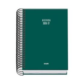 Dohe Basic Colour Vibes Agenda Escolar 26/27 - Formato A6 - Dia Pagina - Papel Offset Ahuesado 70g - Cubierta de Carton Plastifi