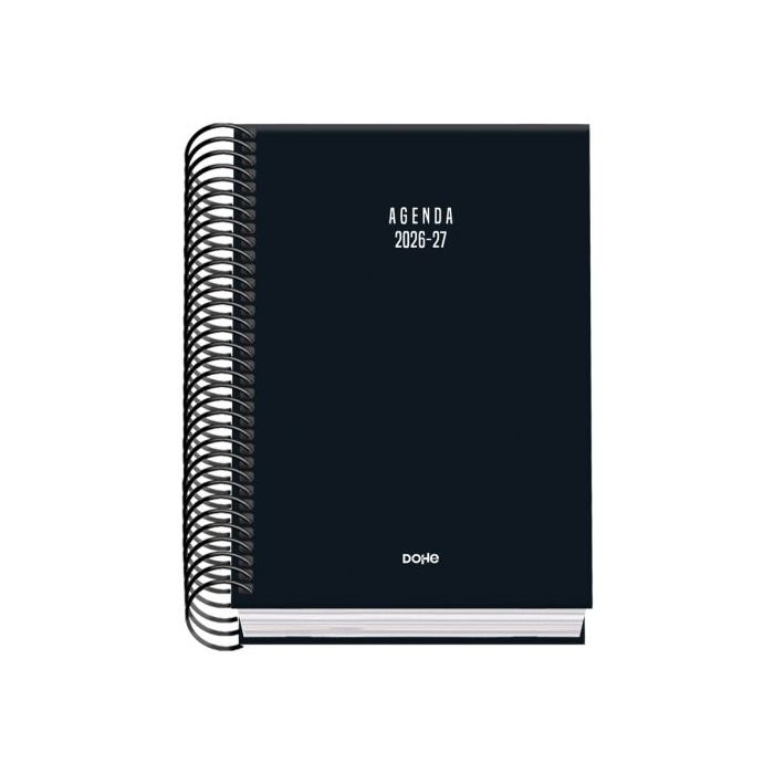 Dohe Basic Colour Vibes Agenda Escolar 26/27 - Formato A6 - Dia Pagina - Papel Offset Ahuesado 70g - Cubierta de Carton Plastifi